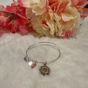3 x 20$ Alex and Ani Silver and Gold Adjustable Charm Bracelet